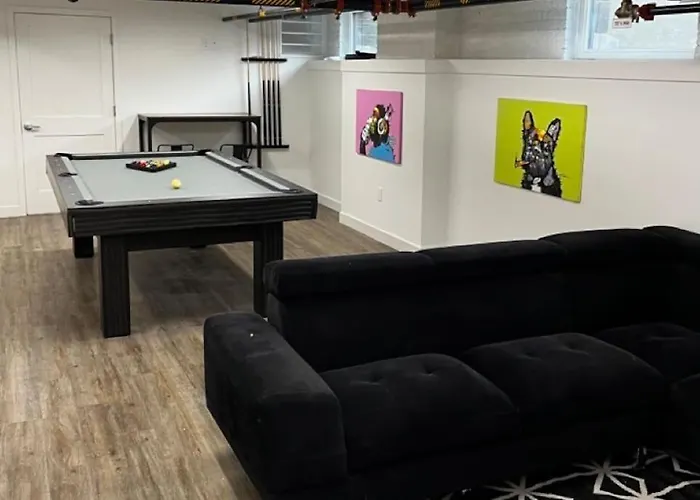 Apartment Trendy Loft Escape With Pool Table Bring Your Pets Columbus